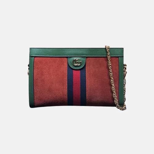 Gucci 2020 Ophidia Women Suede Chain Shoulder Bag … - 1