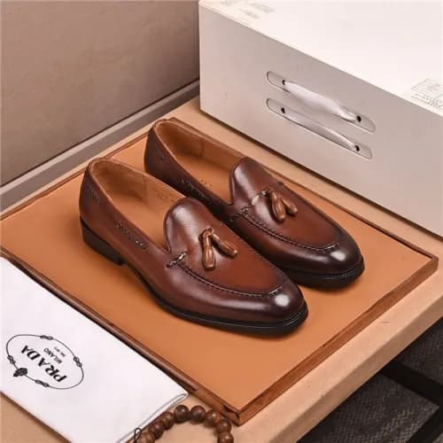Prada 2020 Men's Leather Oxford Shoes - 프라다 2… - 1
