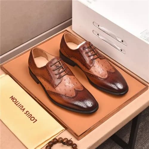 Louis Vuitton 2020 Men's Leather Oxford Shoes … - 1