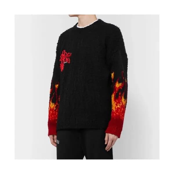 [팜 엔젤스]Palm Angels 2020 Mens Logo Crew-neck Sweate… - 1