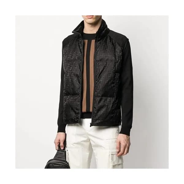 [펜디]Fendi 2020 Mens Logo Crew-neck Sweaters Brown … - 1