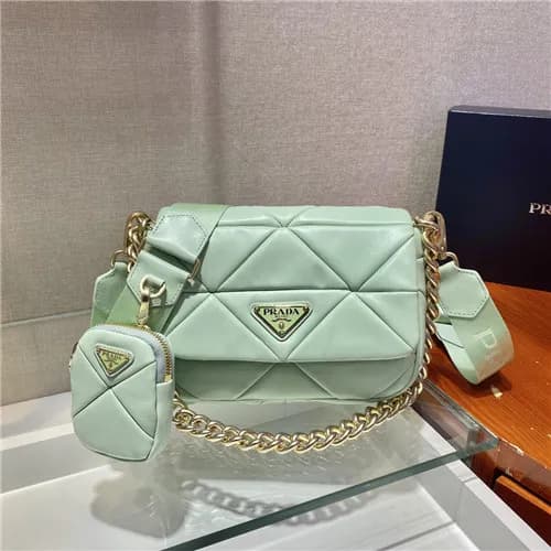 [프라다]Prada 2021 Women's Leather Shoulder Bag,2… - 1