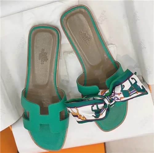 Hermes 2021 Women's Leather Slipper - 에르메스 202… - 1