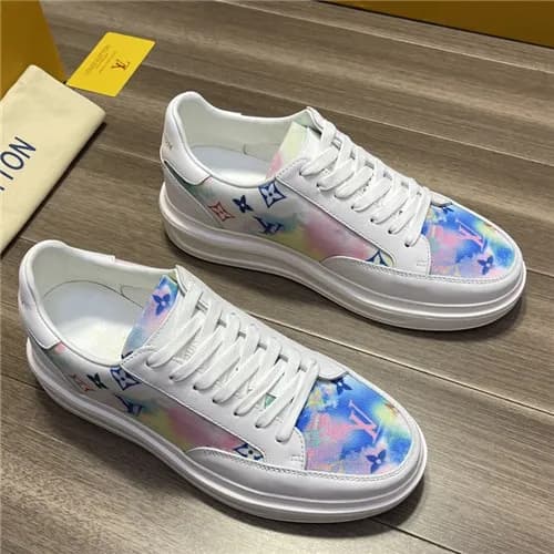 Louis Vuitton 2021 Men's Leathet Sneakers,LOUS… - 1