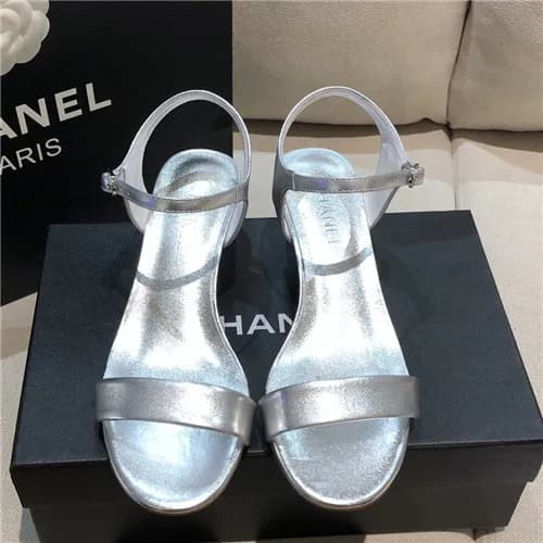 [매장판]Chanel 2021 Women's Leather Sandal,CHAS06… - 1