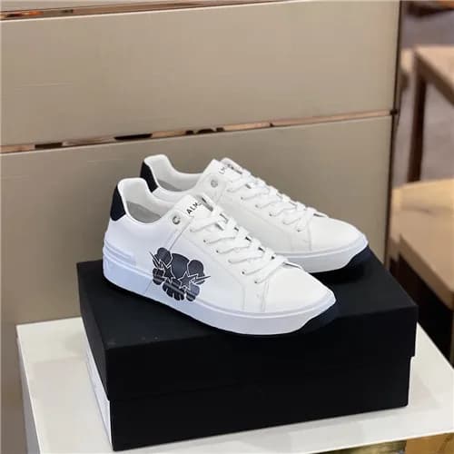 Balmain 2021 Men's Leather Sneakers,BALMS0027 … - 1