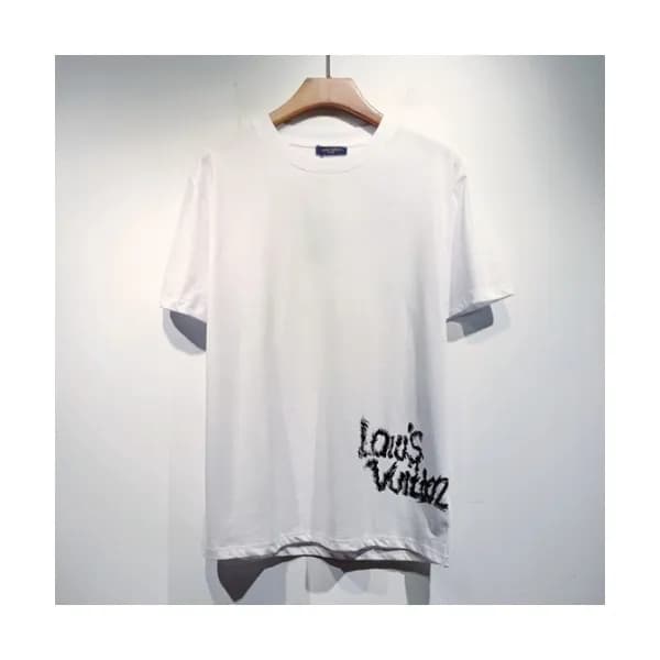 Louis vuitton Mm/Wm Logo Short Sleeved Tshirts Wh… - 1
