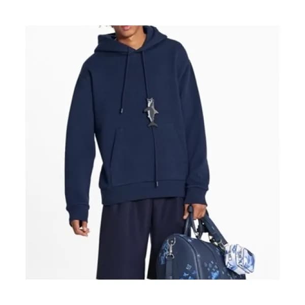 Louis vuitton Mens Casual Cotton Tshirts Navy - 루… - 1