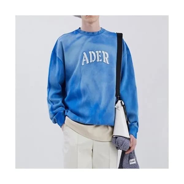 ADER Mens Minimal Cotton Tshirts Blue - ADER 2021… - 1