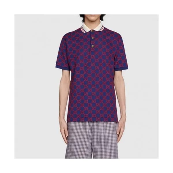 Gucci Mm/Wm Logo Short Sleeved Tshirts Blue - 구찌 … - 1