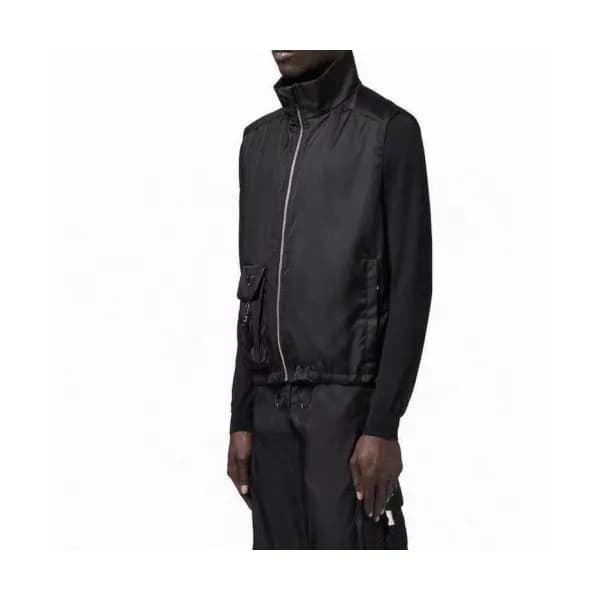Prada Mens Casual Logo Vest Black - 프라다 2021 남성 캐쥬…