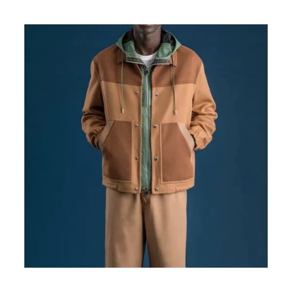 Berluti Mens Casual Leather Jackets Camel - 벨루티 2… - 1