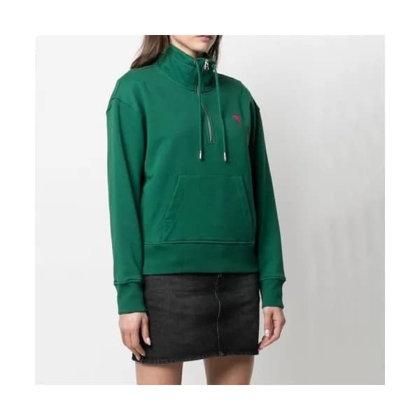 Ami Mens Logo Casual Cotton Man-to-man Green - 아미… - 1