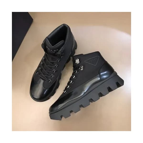 프라다 남성 레더 부츠 Size(245 -265) 블랙 - Prada Mens Leat… - 1