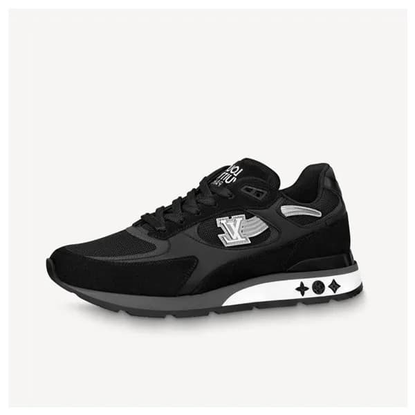 루이비통 남성 클래식 블랙 스니커즈 - Mens Black Sneakers - lou04… - 1
