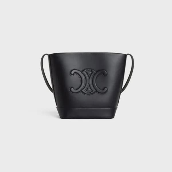 셀린느 여성 Cuir 블랙 크로스백 - Womens Black Cross Bag - cel… - 1