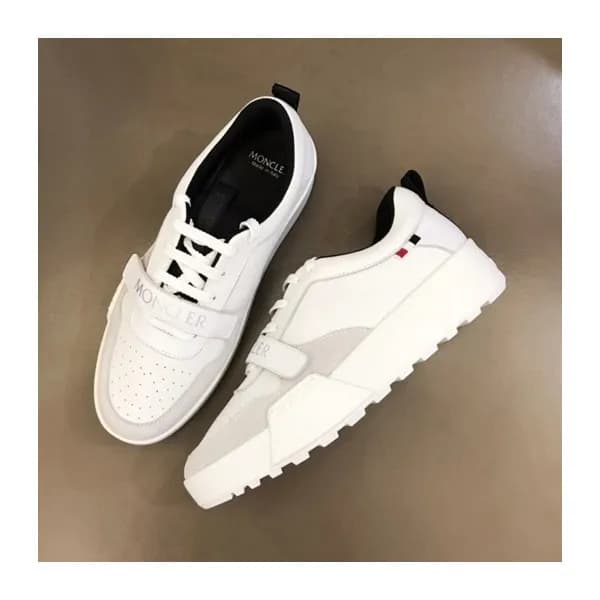 몽클레어 남성 화이트 스니커즈 - Mens White Sneakers - moc02496x - 1