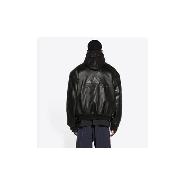 발렌시아가 남성 블랙 후드 자켓 - Mens Black Jackets - bal01690x - 1