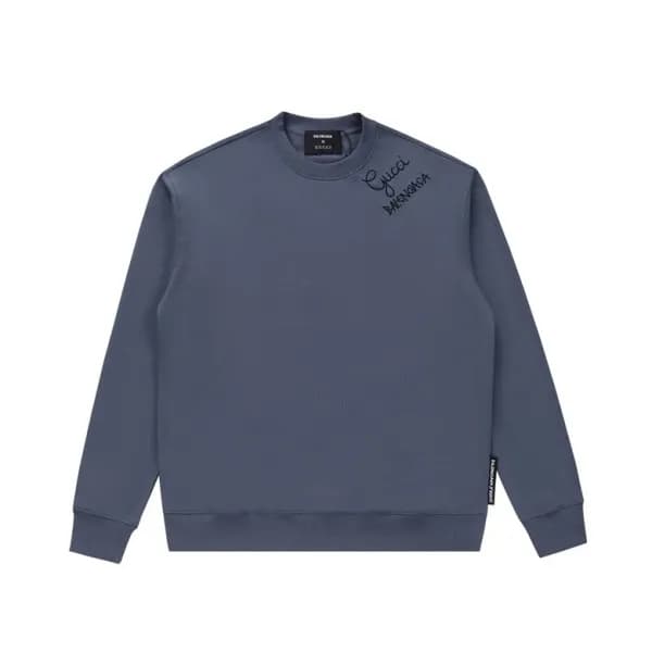 구찌 남성 캐쥬얼 블루 맨투맨 - Gucci Mens Blue Tshirts - Guc05… - 1