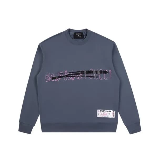 구찌 남성 캐쥬얼 네이비 맨투맨 - Gucci Mens Navy Tshirts - Guc0… - 1