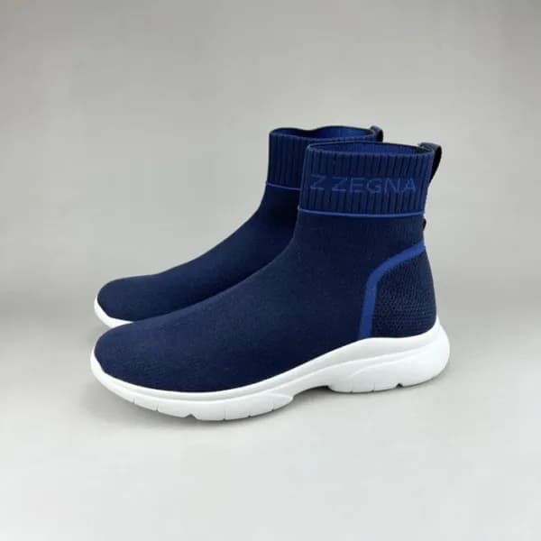 에르메네질도 제냐 남성 네이비 스니커즈 - Ermenegildo Zegna Mens Nav… - 1