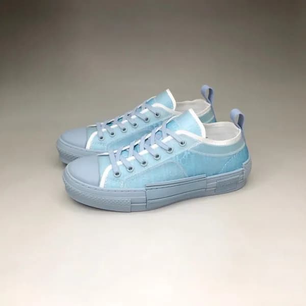 디올 남/녀 블루 스니커즈 - Dior Unisex Blue Sneakers - dio02… - 1