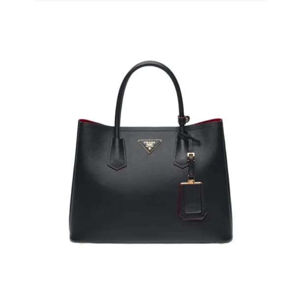 프라다 여성 블랙 토트백 - Prada Womens Black Tote Bag - pr18… - 1