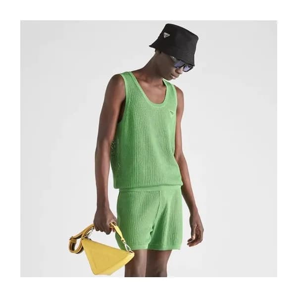 프라다 남성 모던 그린 반바지 - Prada Mens Green Half-pants - p… - 1