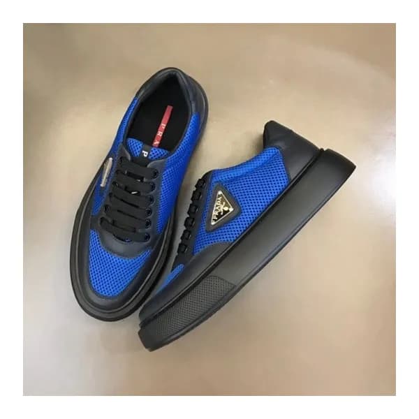 프라다 남성 블루 스니커즈 - Prada Mens Blue Sneakers - pr419x - 1