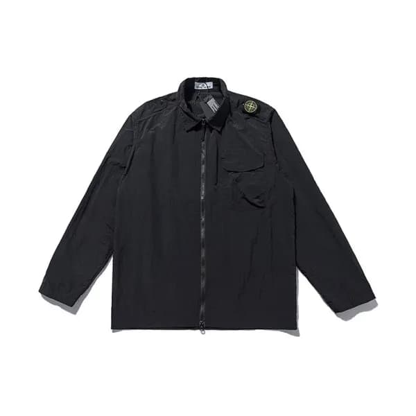 스톤아일랜드 남성 캐쥬얼 블랙 자켓 - Stone Island Mens Black Jac… - 1
