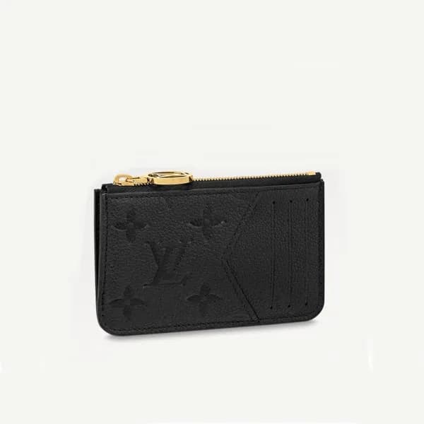 루이비통 남/녀 블랙 동전 지갑 - Louis vuitton Unisex Black Pur… - 1