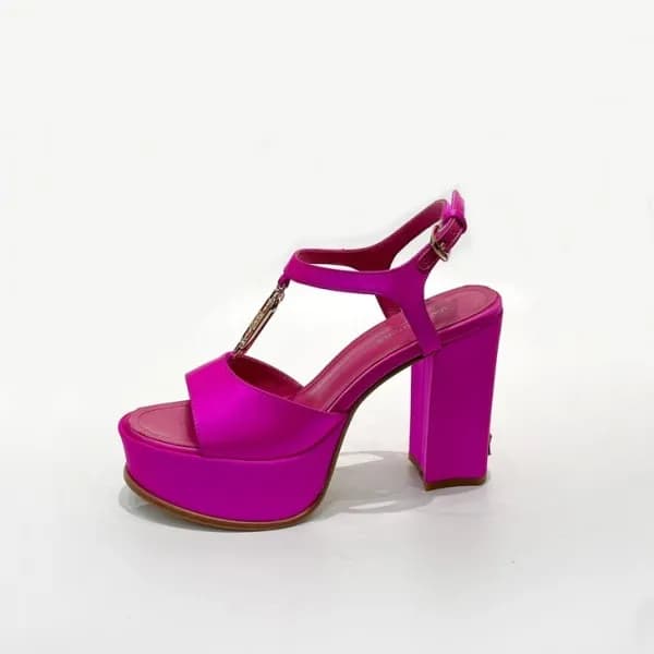 루이비통 여성 핑크 하이힐 - Louis vuitton Womens Pink High-he… - 1
