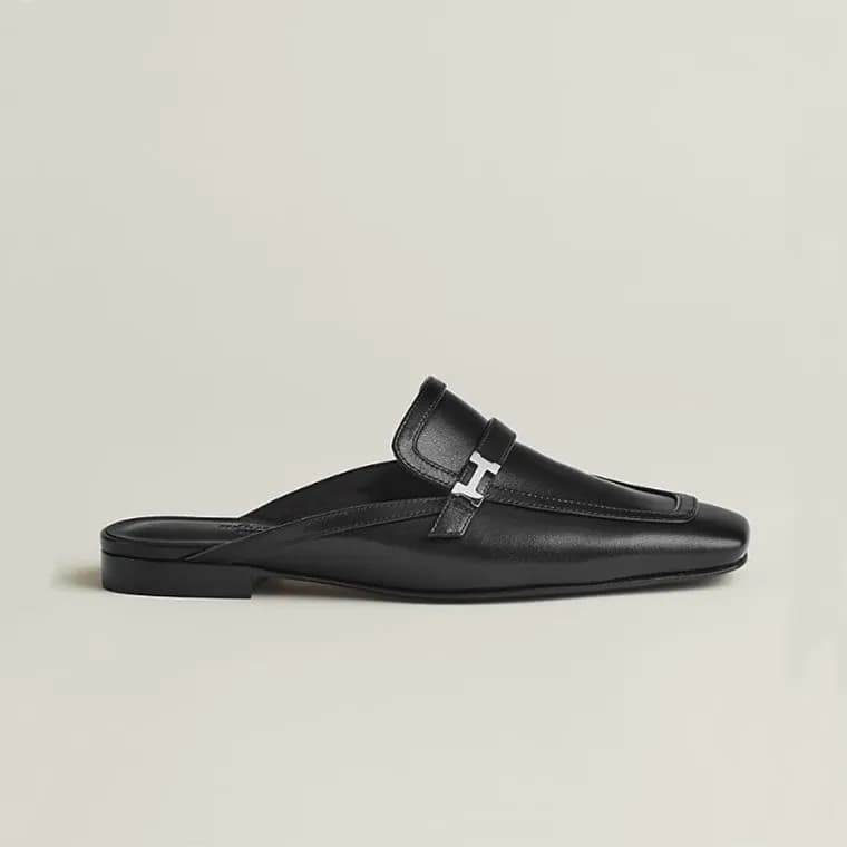 에르메스 그루피 뮬 샌들 【매장-220만원대】 - Hermes Womens Black Mu… - 1