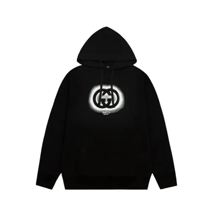 구찌 남성 블랙 후드티 - Gucci Mens Black Hoodie - gu1096x - 1