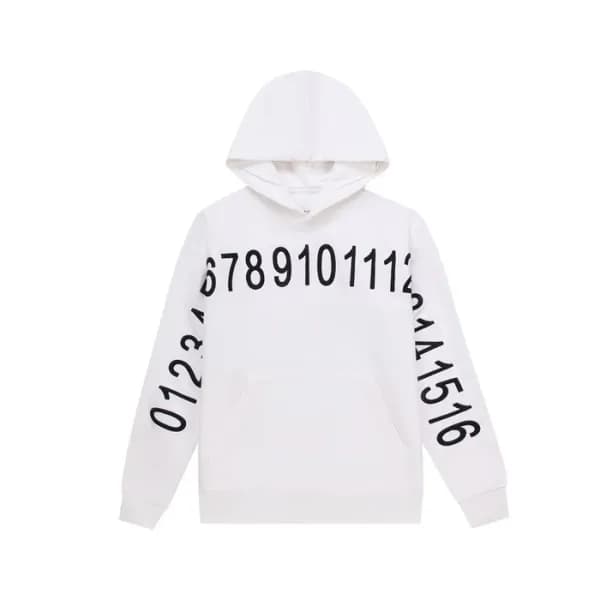 메종 마르지엘라 남성 화이트 후드티 - Maison margiela Mens White H… - 1