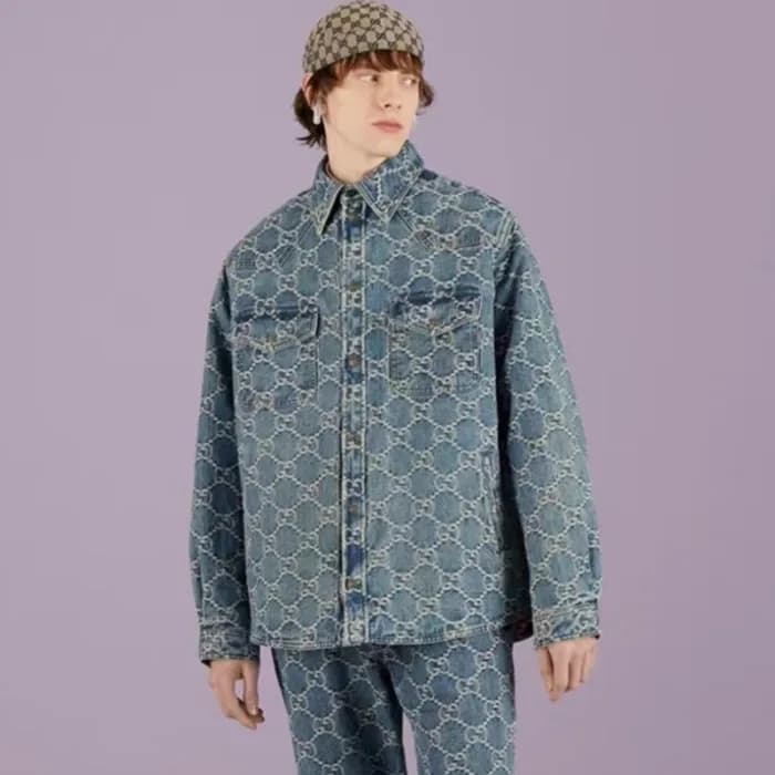 구찌 남성 블루 자켓 - Gucci Mens Blue Jackets - guc326x - 1