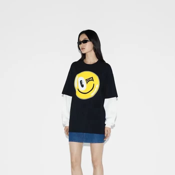 구찌 여성 화이트 티셔츠 - Gucci Womens White Tshirts - guc33… - 1