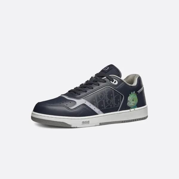 디올 남/녀 블랙 로우탑 스니커즈 - Dior Unisex Black Sneakers - … - 1