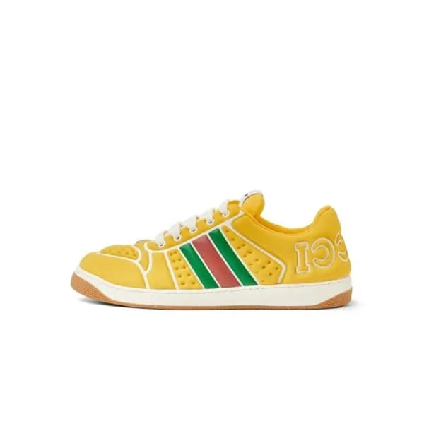구찌 남성 옐로우 스니커즈 - Gucci Mens Screener Sneakers - gu… - 1