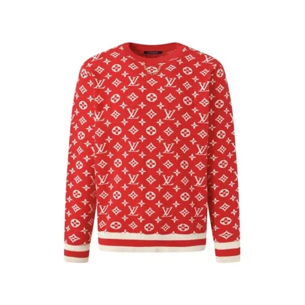 루이비통 남성 라운드 스웨터 - Louis vuitton Mens Round Sweater… - 1