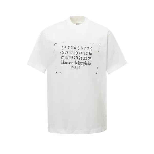 메종 마르지엘라 남성 라운드 반팔 티셔츠 - Maison Margiela Mens Roun… - 1