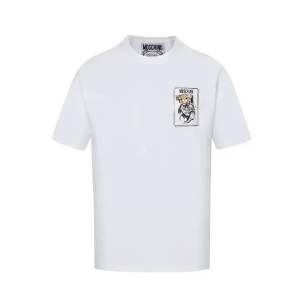 모스키노 남성 크루넥 반팔티 - Moschino Mens Round Tshirt - moc… - 1