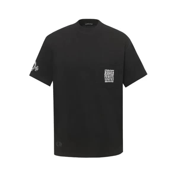 크롬하츠 남성 라운드 반팔티 - Chrom Hearts Mens Round Tshirt -… - 1