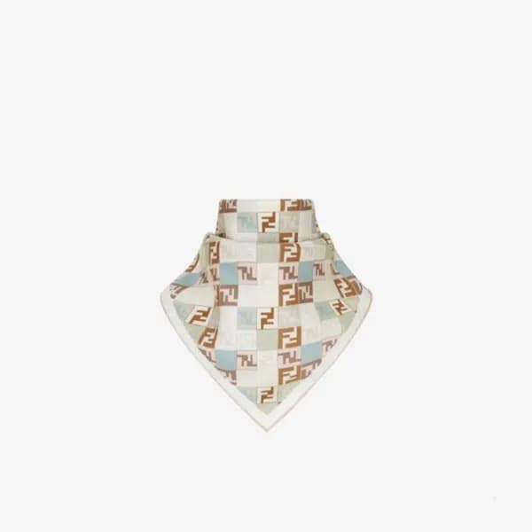 펜디 여성 FF 스퀘어 스카프 - Fendi Womens FF Square Scarf - … - 1