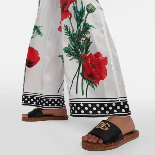 돌체앤가바나 여성 비치 슬라이더 샌들 - Dolce&Gabbana Womens Beach … - 1