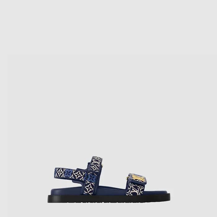 루이비통 여성 선셋 플랫 컴포트 샌들 - Louis vuitton Womens Sunset… - 1