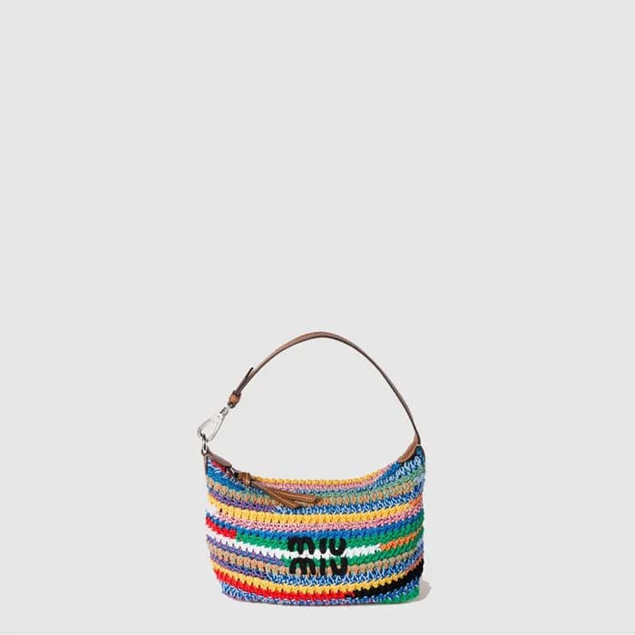 미우미우 여성 크로셰 파우치 - Miumiu Womens Crochet Pouch - mi… - 1