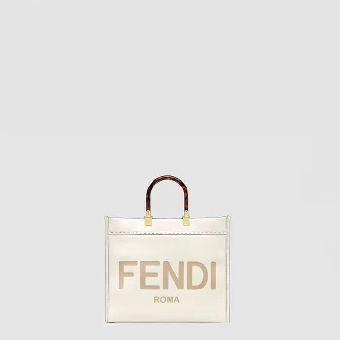 펜디 남/녀 선샤인 미디엄 가죽 쇼퍼 - Fendi Unisex Sunshine Mediu… - 1