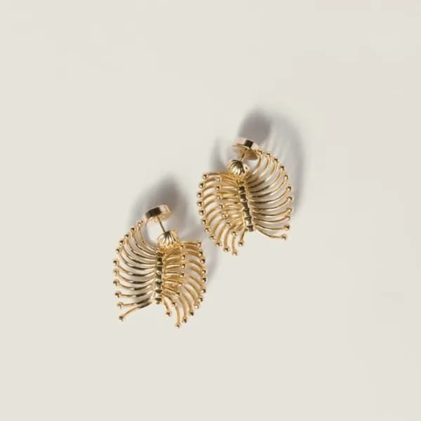 미우미우 여성 메탈 귀걸이 - Miumiu Womens Metal Earrings - ac… - 1