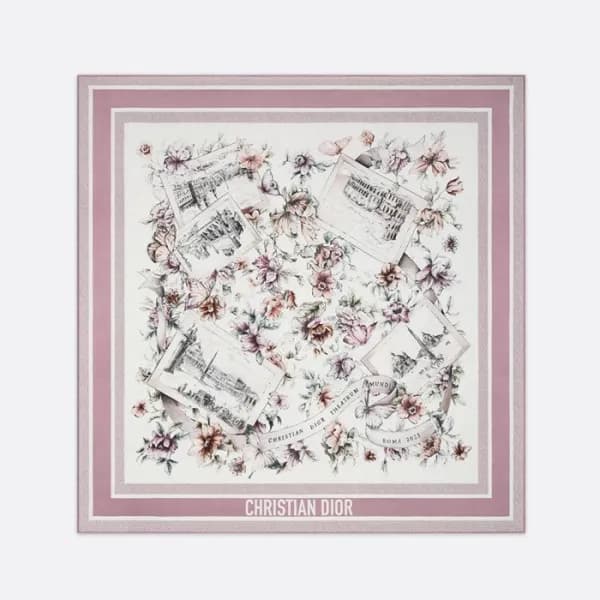 디올 여성 스퀘어 스카프 - Dior Womens Square Scarf - acc6468… - 1